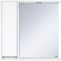 Misty Зеркальный шкаф Алиса 75 L белый